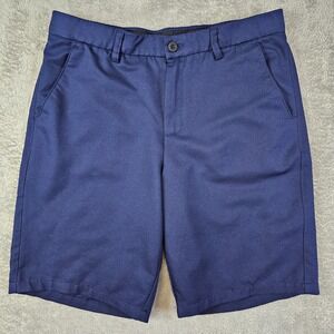 Tek Gear Golf Shorts Mens 35 Performance Moisture Wicking Blue Casual Activewear